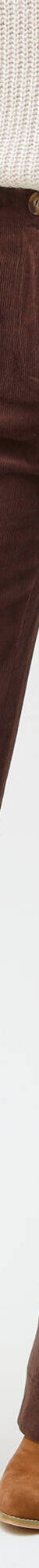 Pantalon coupe large taille haute, stature moyenne (chocolat) Pantalon coupe large taille haute, stature moyenne (chocolat)